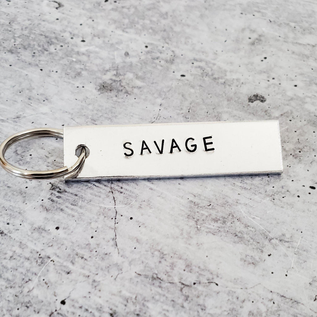 SAVAGE Bar Keychain