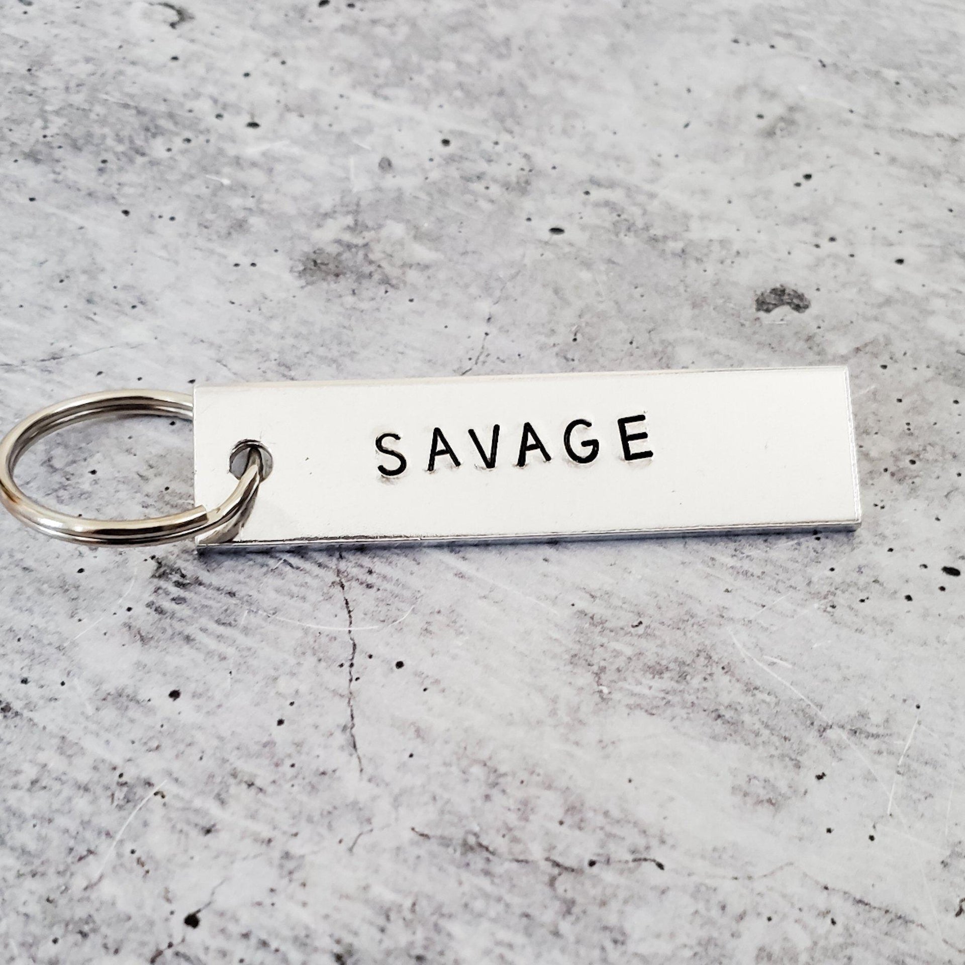 SAVAGE Bar Keychain