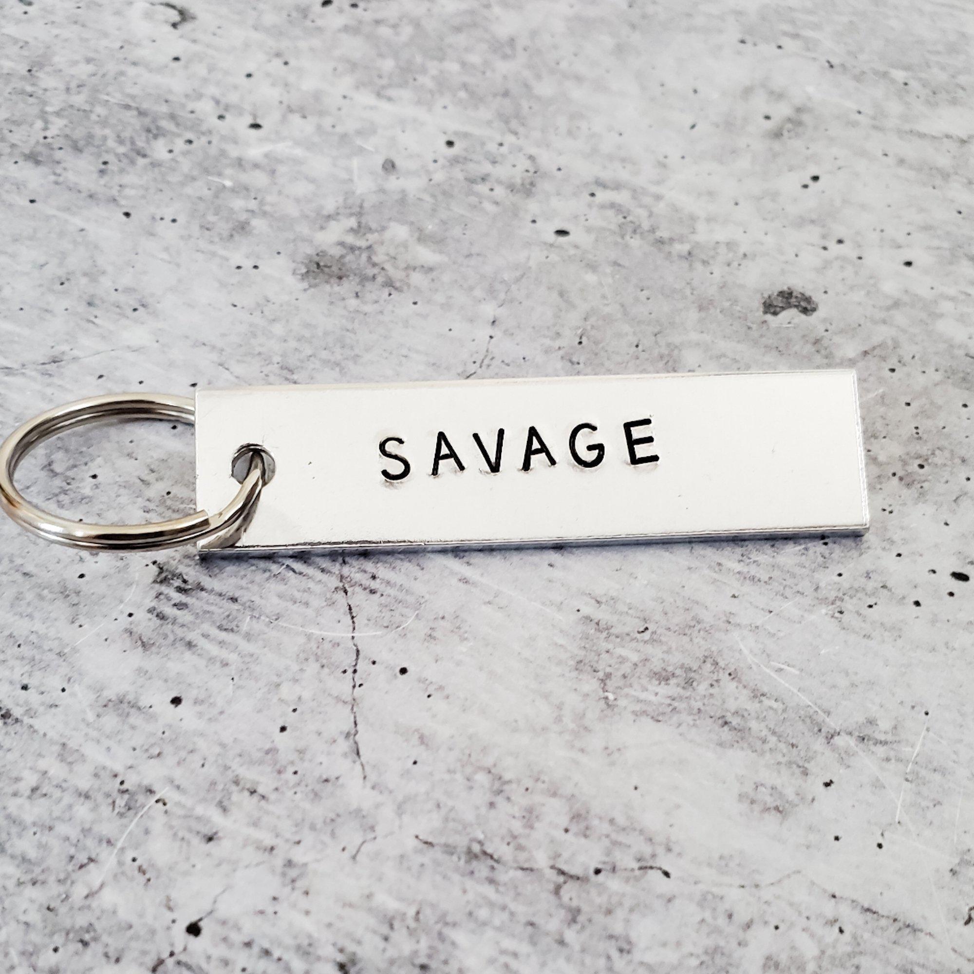 SAVAGE Bar Keychain