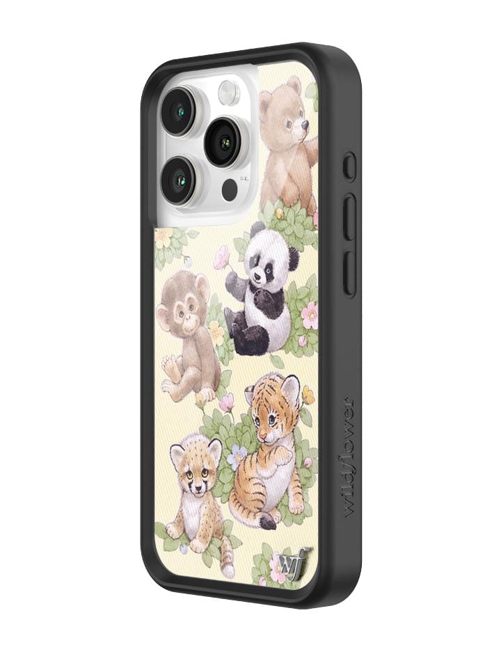 Safari Babies Protective iPhone Case with Animal Print