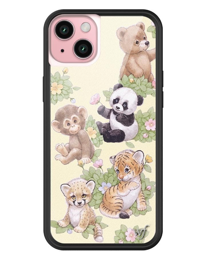 Safari Babies Protective iPhone Case with Animal Print