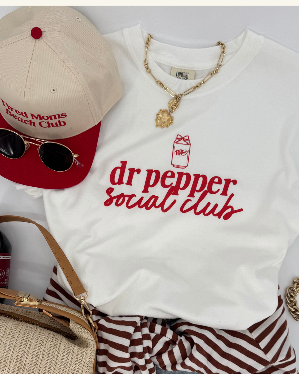Dr. Pepper Social Club Unisex Tee - Comfort Colors