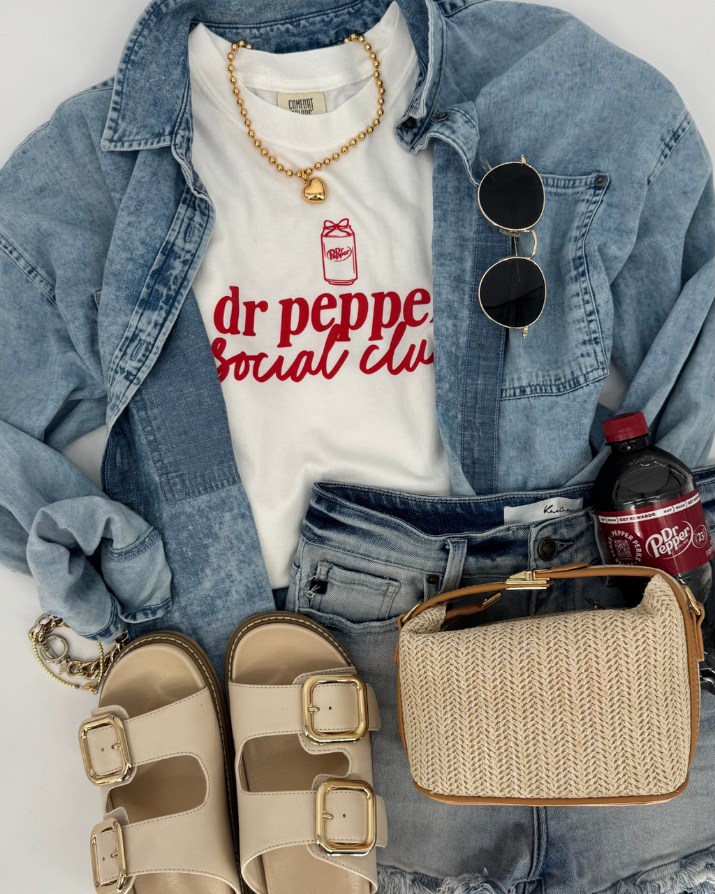 Dr. Pepper Social Club Unisex Tee - Comfort Colors