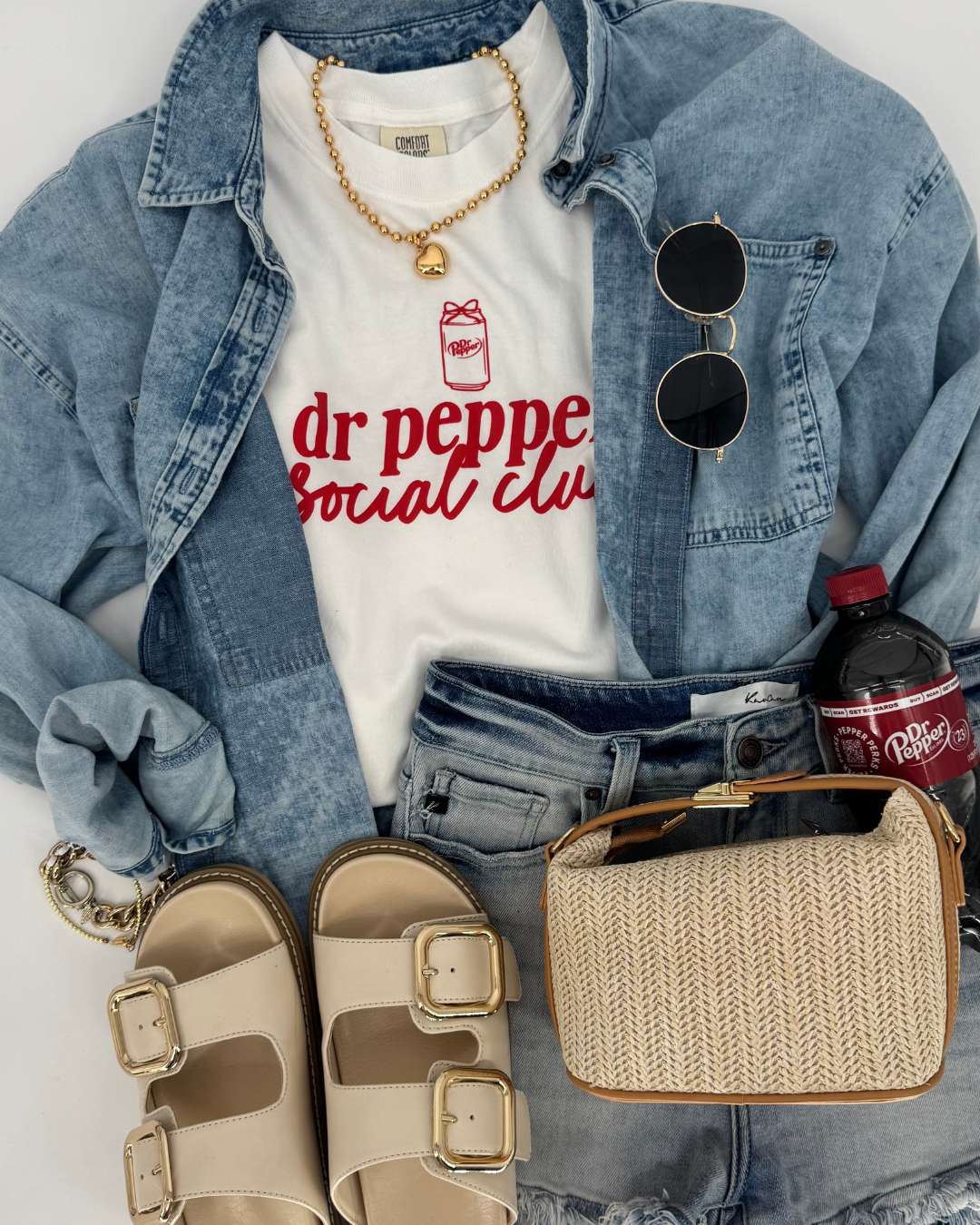 Dr. Pepper Social Club Unisex Tee - Comfort Colors