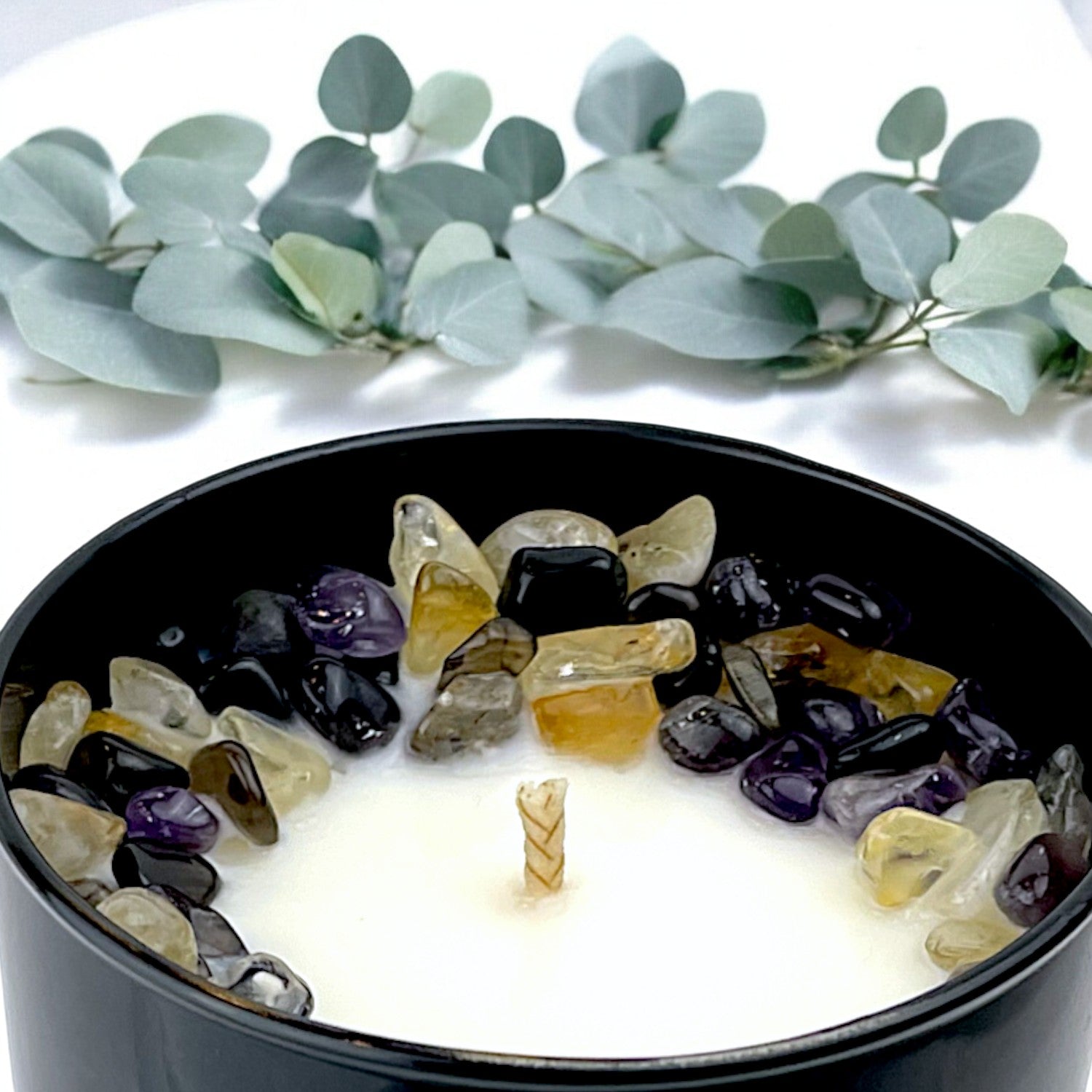 Scorpio Zodiac Crystal Candle, 10oz