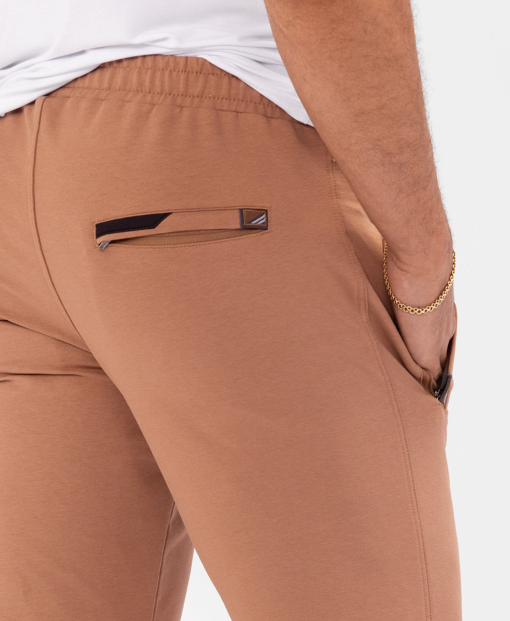 Navy Blue Athletic Tapered Jogger Pants for Tall Men - Image 43
