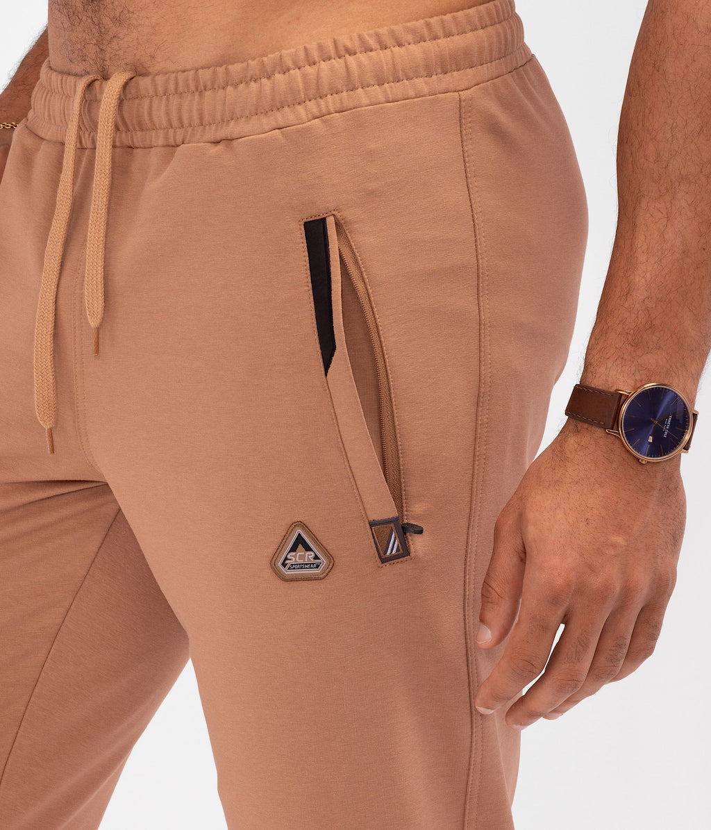 Navy Blue Athletic Tapered Jogger Pants for Tall Men - Image 42