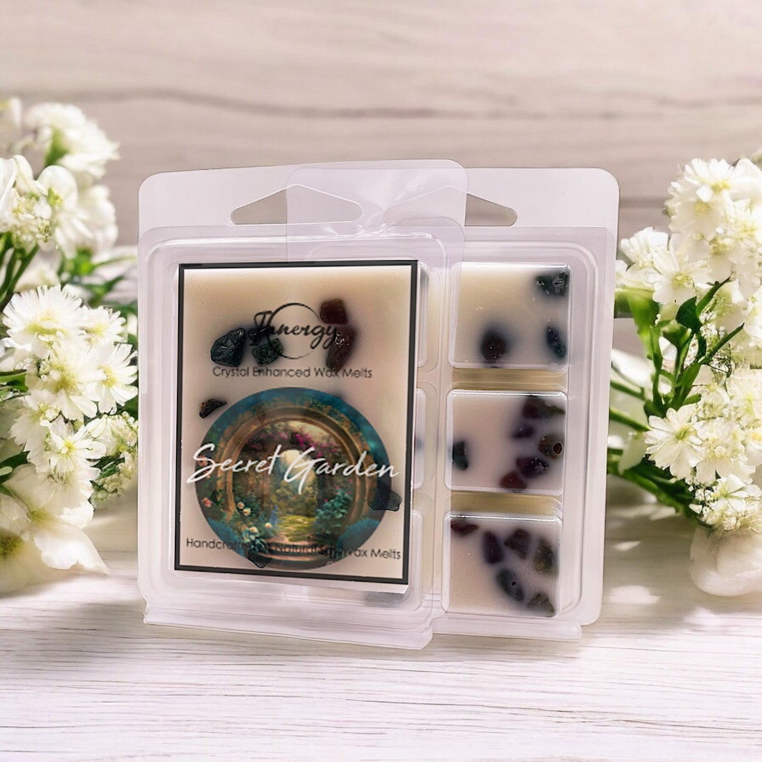 Secret Garden Crystal-Enhanced Premium Coconut-Soy Wax Melts