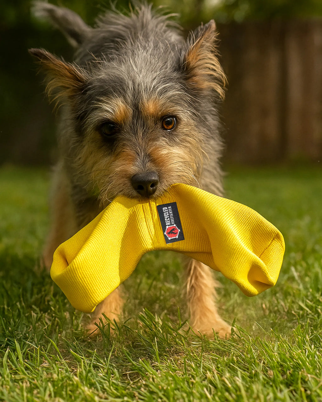 Double-Loop Firehose Tug Toy - Durable Modern Pet Toy for Dogs