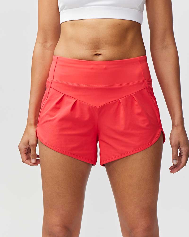 Sheva Women's High Rise Running Shorts with Liner and Zip Pocket - Image 24