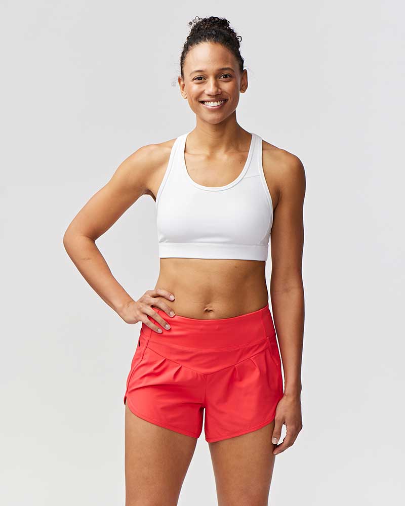 Sheva Women's High Rise Running Shorts with Liner and Zip Pocket - Image 21
