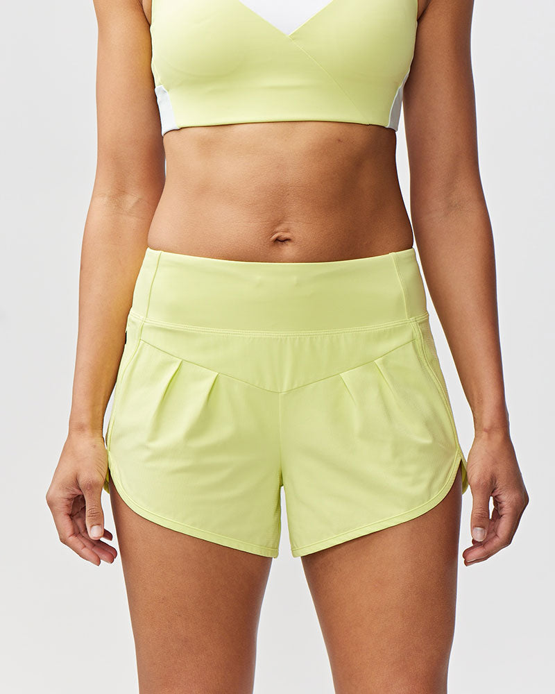 Sheva Women's High Rise Running Shorts with Liner and Zip Pocket - Image 13