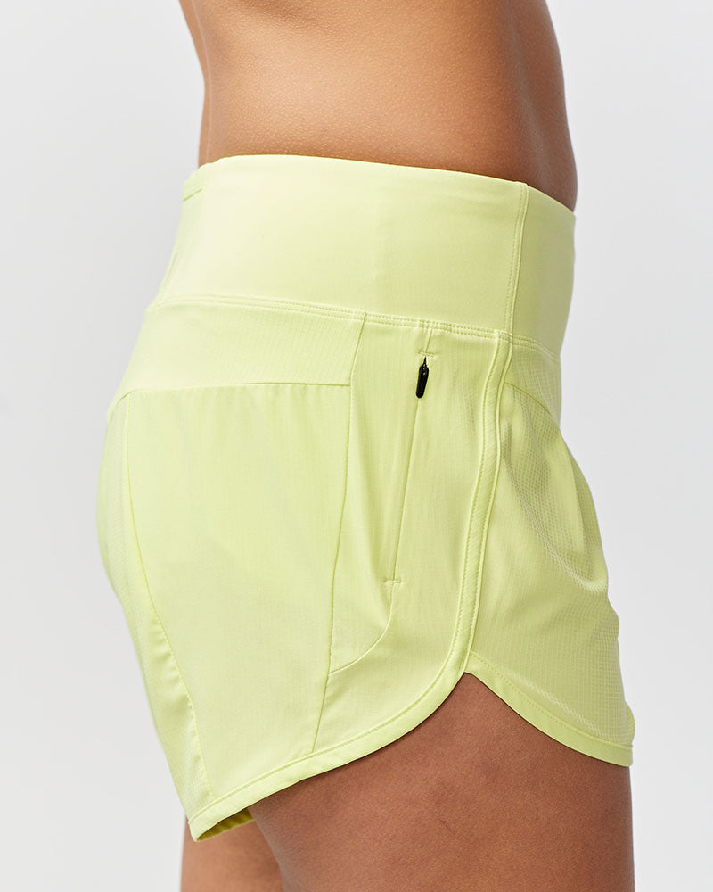Sheva Women's High Rise Running Shorts with Liner and Zip Pocket - Image 16