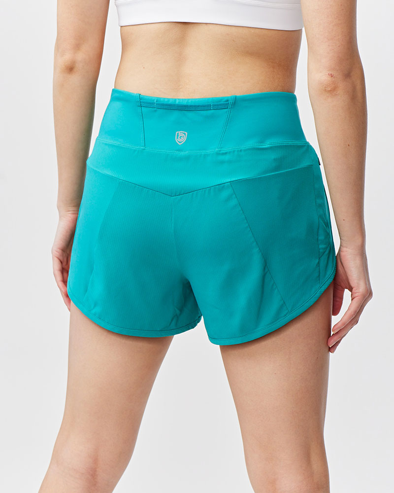 Sheva Women's High Rise Running Shorts with Liner and Zip Pocket - Image 19