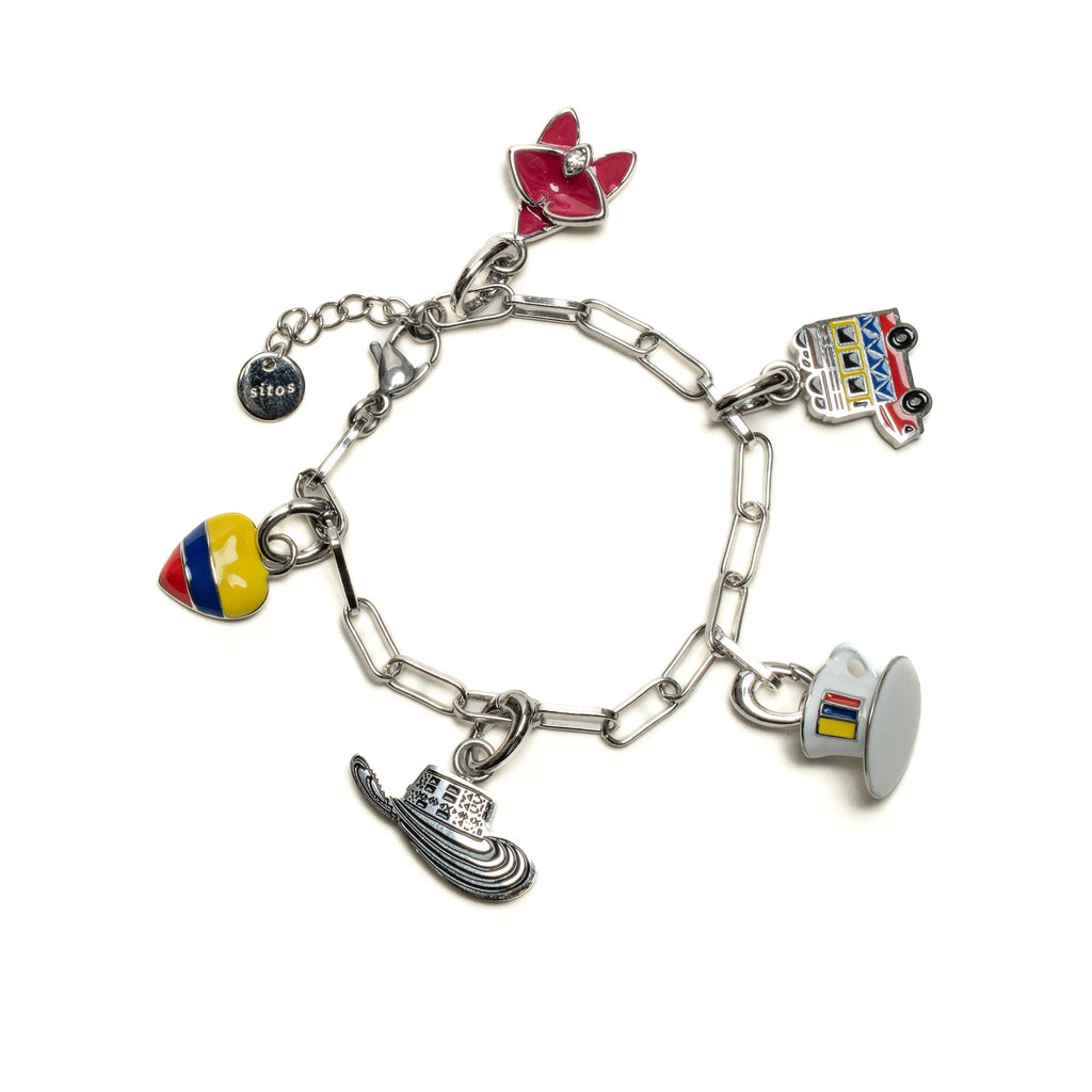 Paperclip Chain Bracelet - Colombian Charms Collection