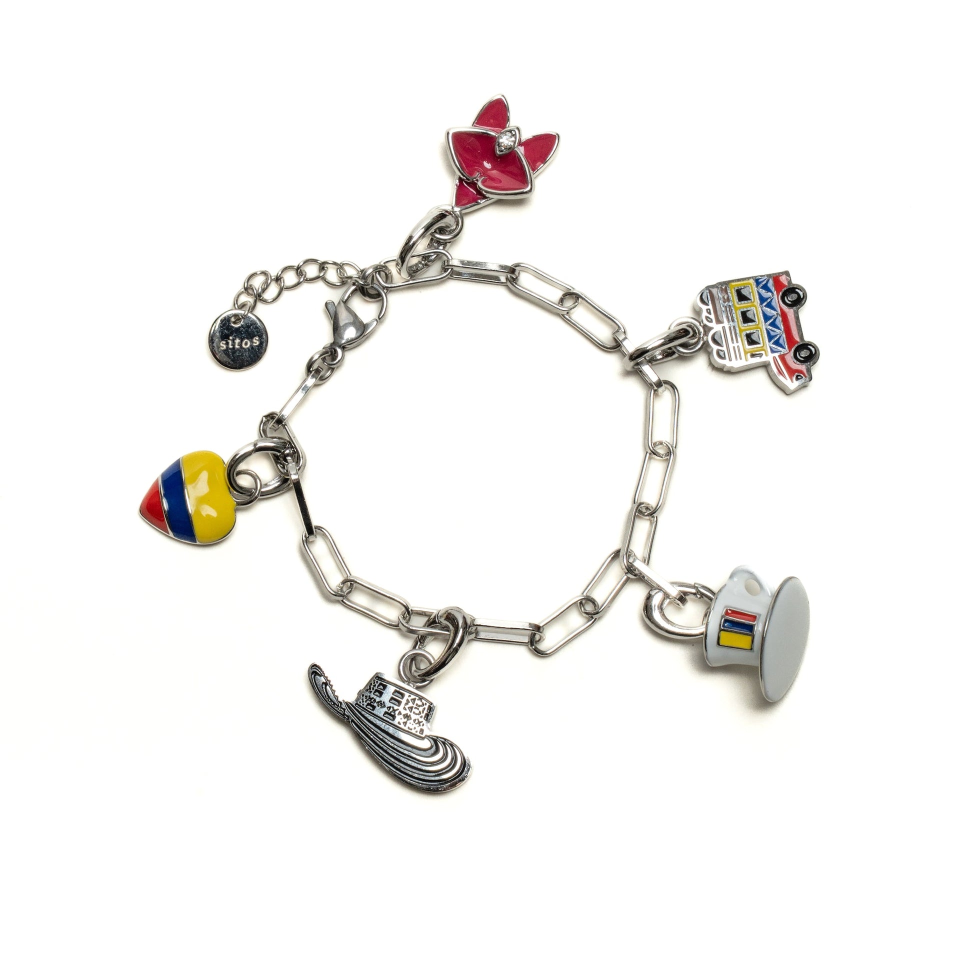 Paperclip Chain Bracelet - Colombian Charms Collection