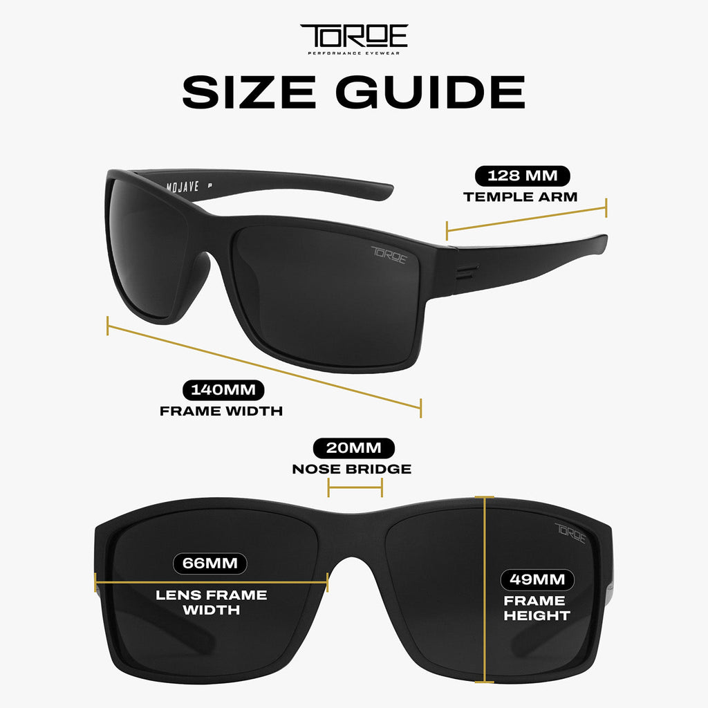 Mojave C4 Extra Dark Polarized Sport Sunglasses - Matte Black
