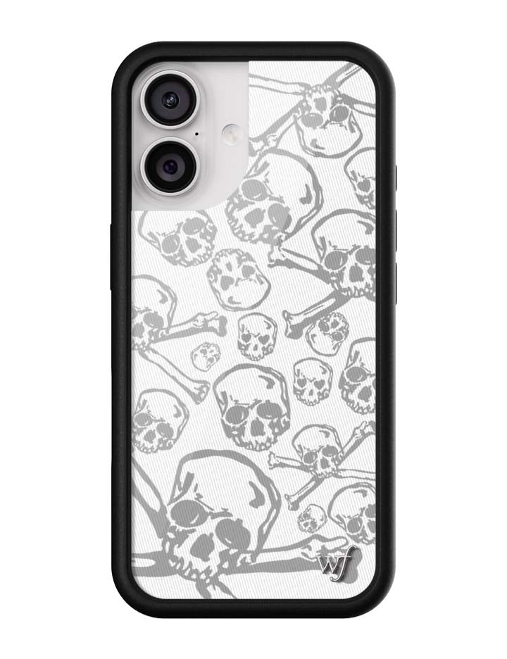 Skull and Crossbones iPhone Case with Black Protective Bumper - Image 7