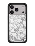 Skull and Crossbones iPhone Case with Black Protective Bumper - Image 4