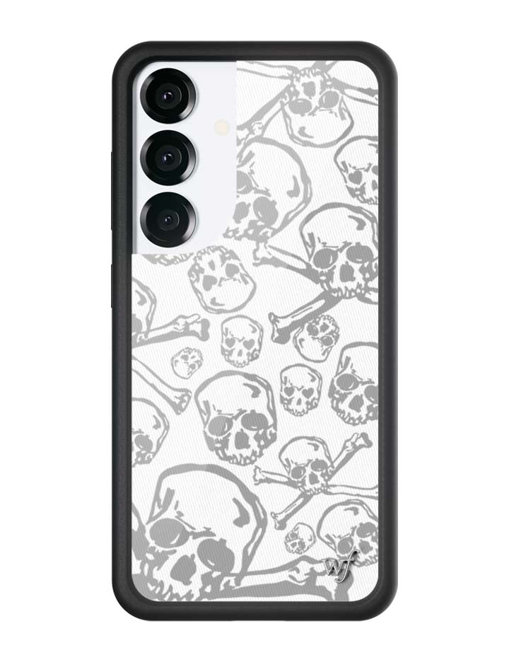 Skull Girl Phone Case for Samsung Galaxy with Heart Details - Image 7