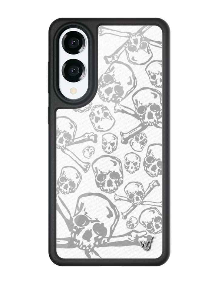Skull Girl Phone Case for Samsung Galaxy with Heart Details - Image 3