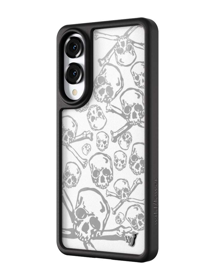 Skull Girl Phone Case for Samsung Galaxy with Heart Details - Image 4