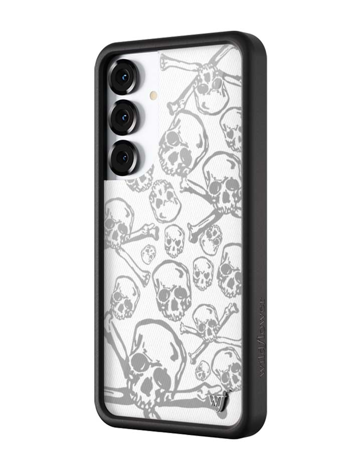 Skull Girl Phone Case for Samsung Galaxy with Heart Details - Image 6
