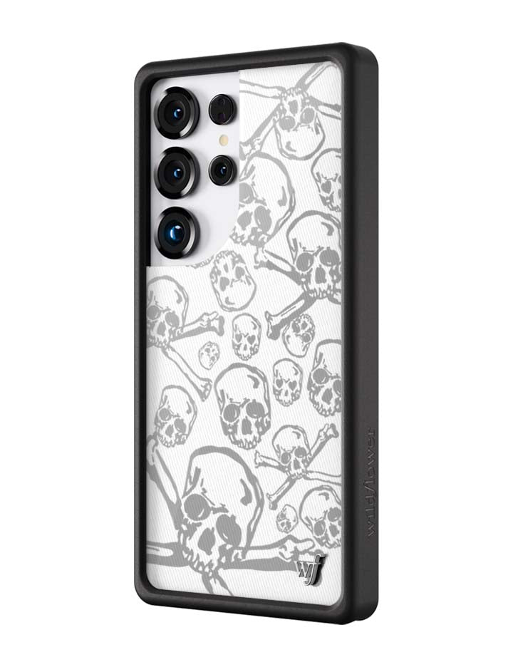 Skull Girl Phone Case for Samsung Galaxy with Heart Details - Image 2