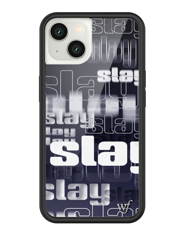 Slay Typography iPhone Case with Black Protective Bumper - Image 13