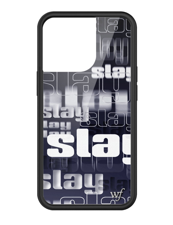 Slay Typography iPhone Case with Black Protective Bumper - Image 11