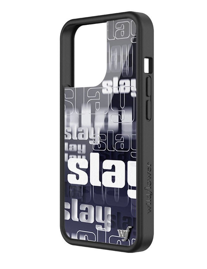 Slay Typography iPhone Case with Black Protective Bumper - Image 12
