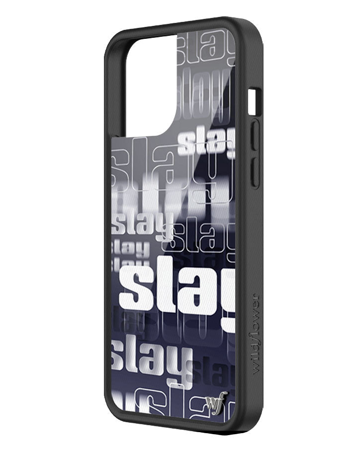 Slay Typography iPhone Case with Black Protective Bumper - Image 10