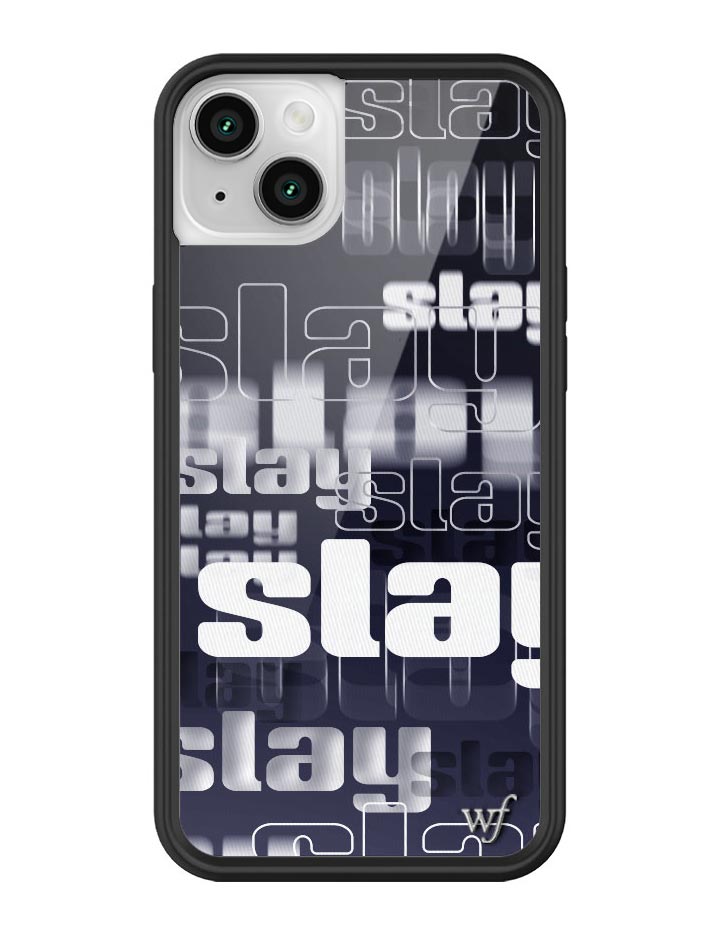 Slay Typography iPhone Case with Black Protective Bumper - Image 7