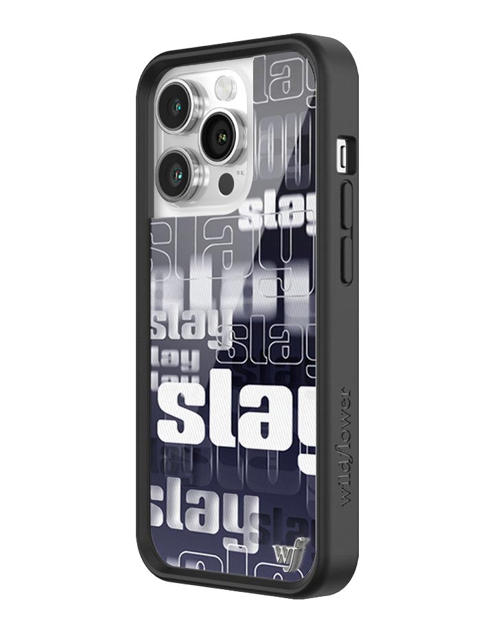 Slay Typography iPhone Case with Black Protective Bumper - Image 6