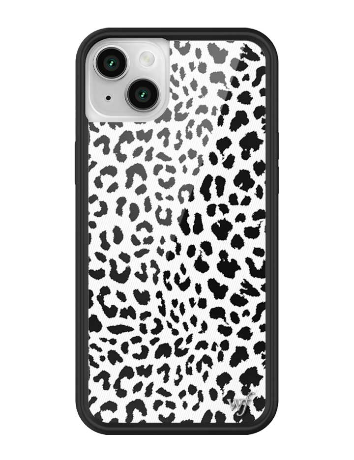 Snow Meow Leopard Print Protective iPhone Case