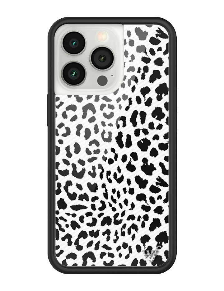 Snow Meow Leopard Print Protective iPhone Case