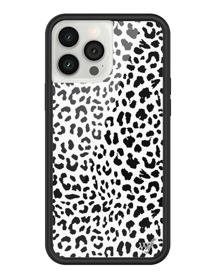 Snow Meow Leopard Print Protective iPhone Case