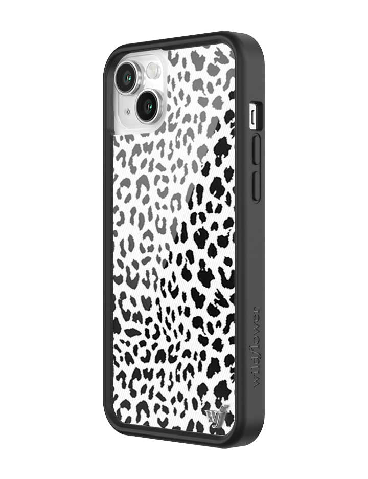 Snow Meow Leopard Print Protective iPhone Case