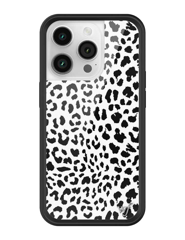 Snow Meow Leopard Print Protective iPhone Case
