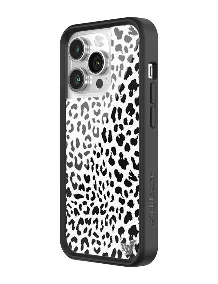 Snow Meow Leopard Print Protective iPhone Case