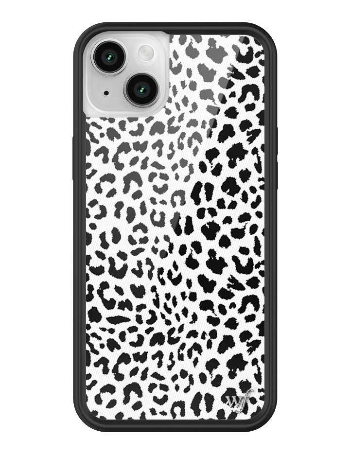 Snow Meow Leopard Print Protective iPhone Case