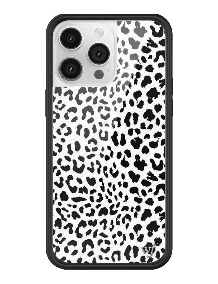 Snow Meow Leopard Print Protective iPhone Case