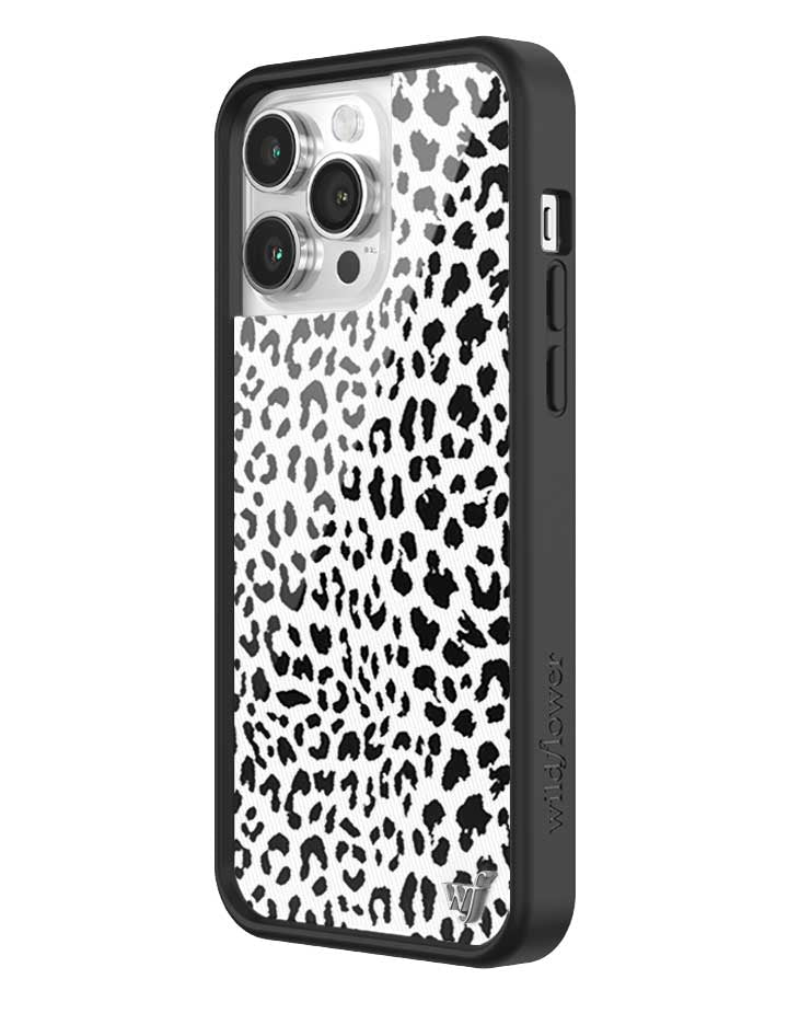 Snow Meow Leopard Print Protective iPhone Case