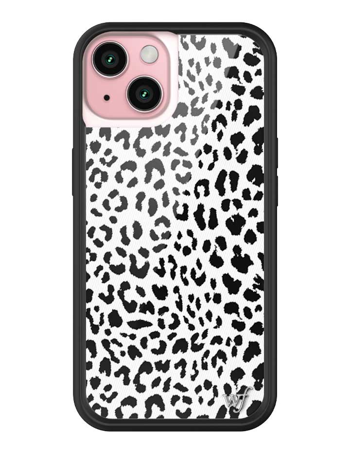 Snow Meow Leopard Print Protective iPhone Case