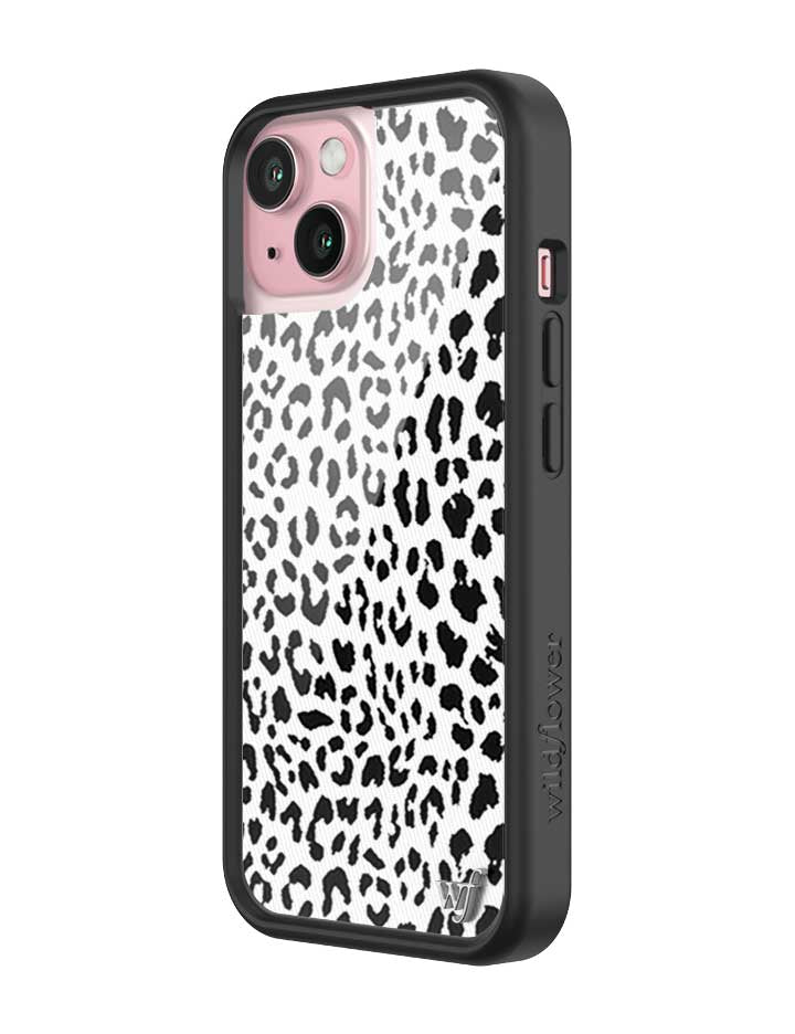 Snow Meow Leopard Print Protective iPhone Case