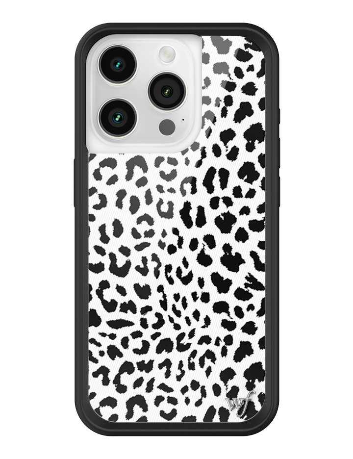 Snow Meow Leopard Print Protective iPhone Case