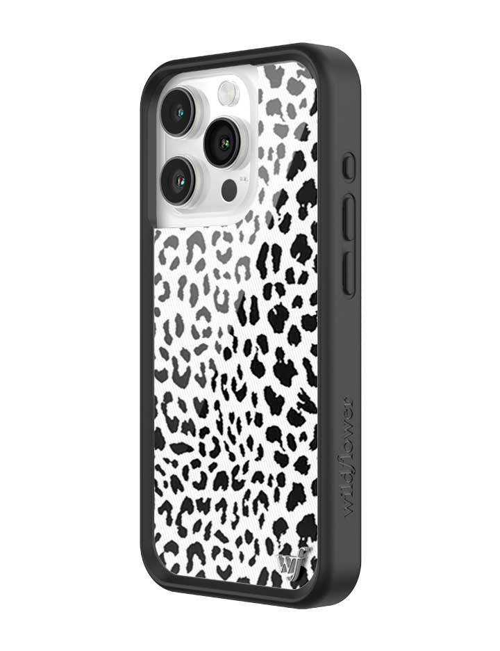 Snow Meow Leopard Print Protective iPhone Case