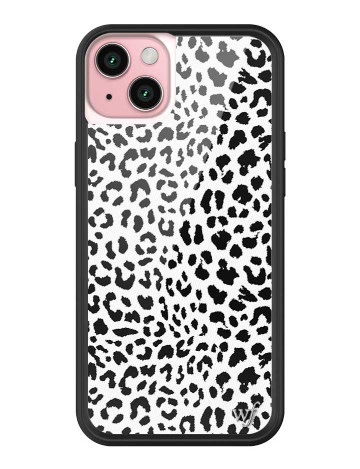 Snow Meow Leopard Print Protective iPhone Case