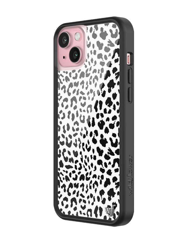 Snow Meow Leopard Print Protective iPhone Case