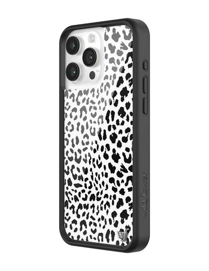 Snow Meow Leopard Print Protective iPhone Case